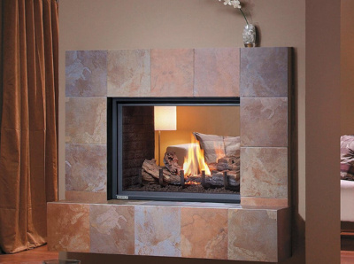 Montigo Divine H Series 38" Direct Vent See Through Fireplace, Natural Gas (H38FSDNI)